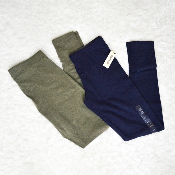 Garage Pants - 2 Pairs of Leggings (blue and green)